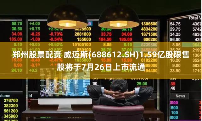 郑州股票配资 威迈斯(688612.SH)1.59亿股限售股将于7月26日上市流通