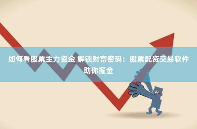 如何看股票主力资金 解锁财富密码：股票配资交易软件助你掘金